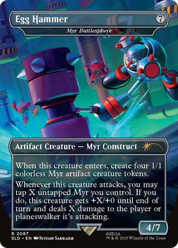 Myr Battlesphere Egg Hammer (Secret Lair - Sonic: Turbo Gear) | Secret Lair Drops、Magic: The Gathering、kayou