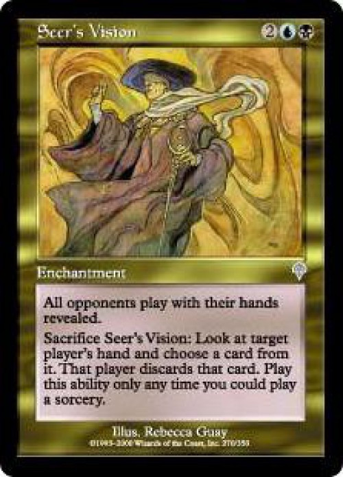 MtG Invasion Uncommon Seer's Vision #270、ToyWiz、kayou
