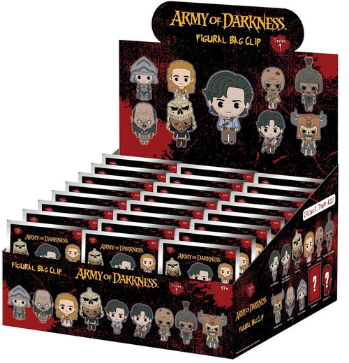 3D Figural Foam Bag Clip Army of Darkness Series 1 Mystery Box 24 Packs (Pre-Order ships March)、ToyWiz、kayou
