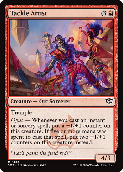 Tackle Artist (Foil) | Secrets of Strixhaven、Magic: The Gathering、kayou