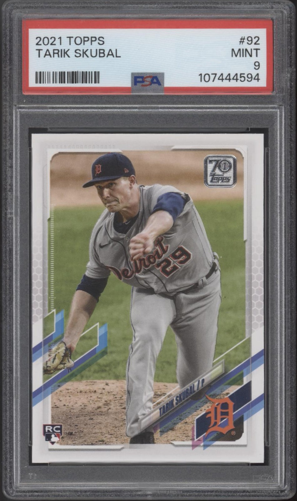 Tarik Skubal 2021 Topps Series 1 RC #92 PSA 9 #2、Collector Store LLC、kayou