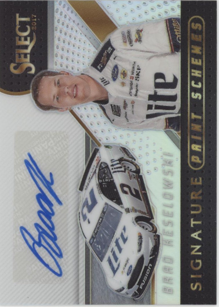 Brad Keselowski 2017 Panini Select Print Schemes Prizm Auto #SPS-BK、Collector Store LLC、kayou