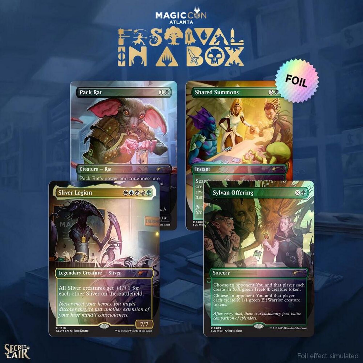 Magic the Gathering: Secret Lair - MagicCon the Gathering Rainbow Foil Edition、Magic the Gathering、kayou