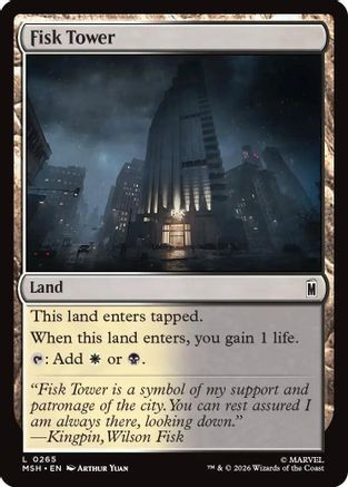 Fisk Tower (MSH-265) - Marvel Super Heroes、Wizards of the Coast、kayou