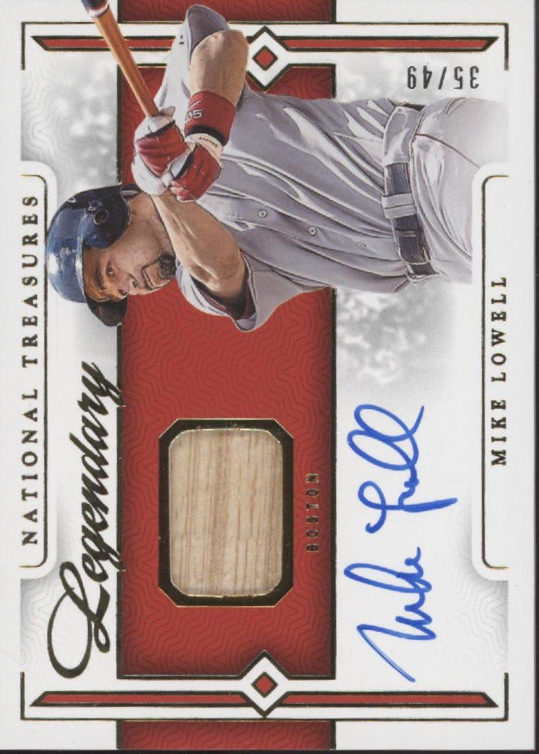Mike Lowell 2024 Panini National Treasures Legendary Bat Relic Auto 35/49、Collector Store LLC、kayou
