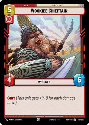 Wookiee Chieftain (175/264) - Ashes of the Empire、Fantasy Flight Games、kayou