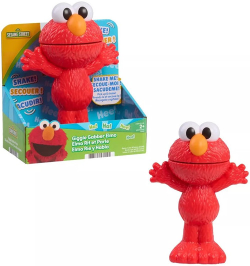 Sesame Street Giggle Grabber Elmo 7-Inch Interactive Figure、ToyWiz、kayou