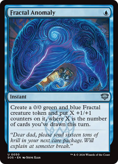 Fractal Anomaly (Foil) | Secrets of Strixhaven、Magic: The Gathering、kayou