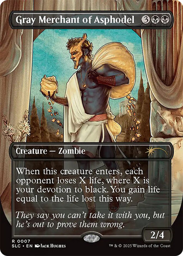 Gray Merchant of Asphodel (SECRET_SLC_007-ENN)、Magic: The Gathering、kayou
