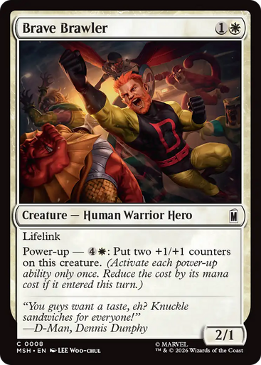 Brave Brawler (Foil) | Marvel Super Heroes、Magic: The Gathering、kayou