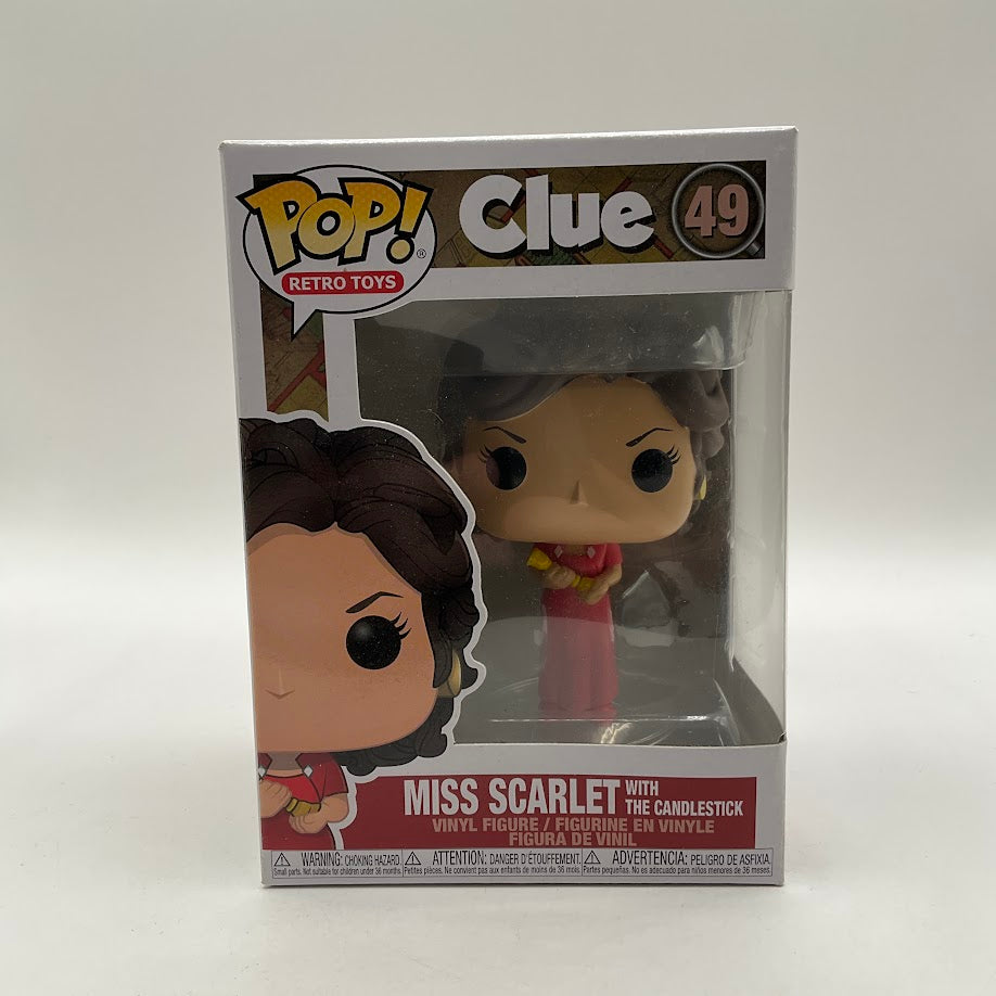 Miss Scarlet with the Candlestick Funko Pop! Clue #49、Funko、kayou