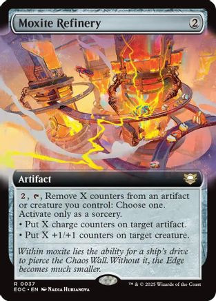 Moxite Refinery (Extended Art) (EOC-037) - Commander: Edge of Eternities、Wizards of the Coast、kayou