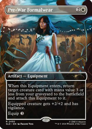 Pre-War Formalwear (SLD-2450) - Secret Lair Drop Series Foil、Wizards of the Coast、kayou