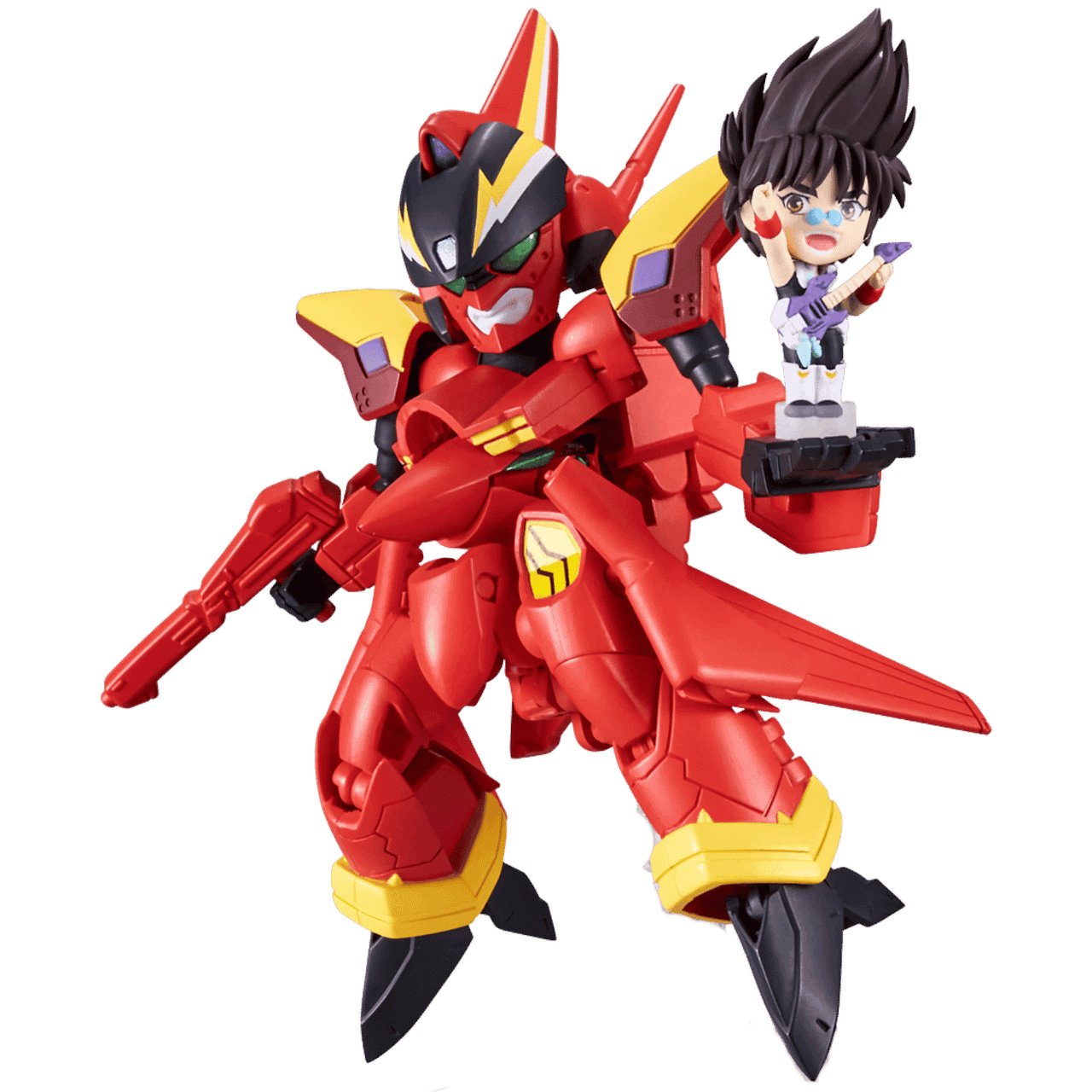 Macross 7: VF-19 Custom Fire Valkyrie & Basara Nekki TAMASHII NATIONS Tiny Session Figure、Bandai Hobby、kayou