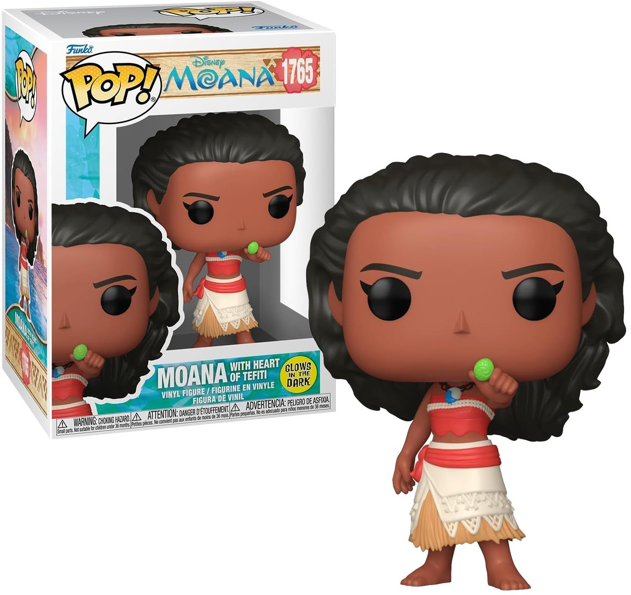 Funko POP! Disney Moana with Heart of Te Fiti Vinyl Figure、ToyWiz、kayou
