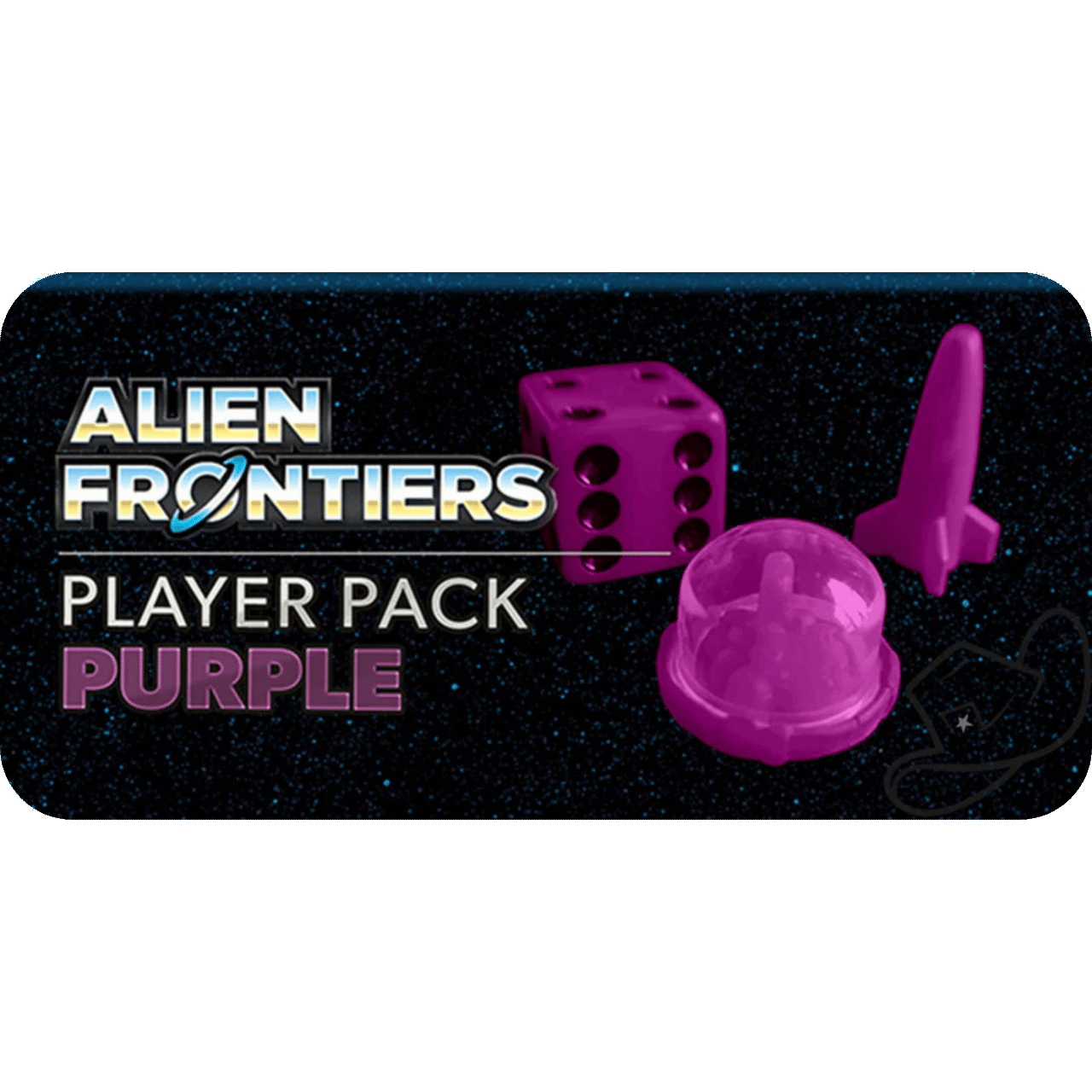 Alien Frontiers: Alternate Color Player Piece Set - Purple、Tycoon Games、kayou