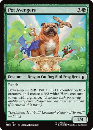 Pet Avengers (MSH-178) - Marvel Super Heroes、Wizards of the Coast、kayou