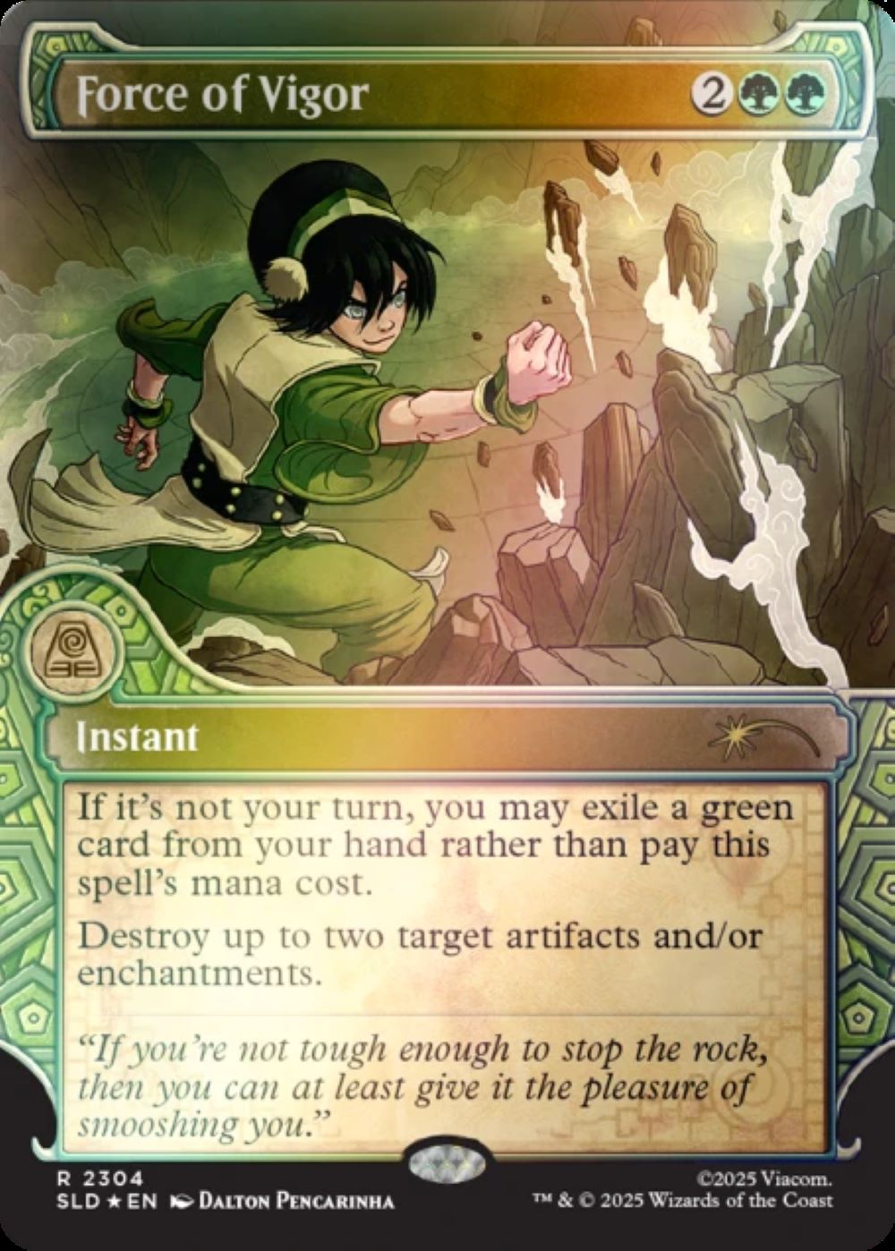 Magic the Gathering Avatar the Last Air Bender Secret Lair - One With The Elements Rainbow Foil、Magic the Gathering、kayou