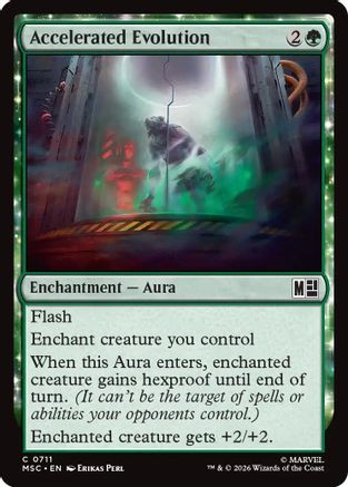 Accelerated Evolution (MSC-711) - Commander: Marvel Super Heroes、Wizards of the Coast、kayou