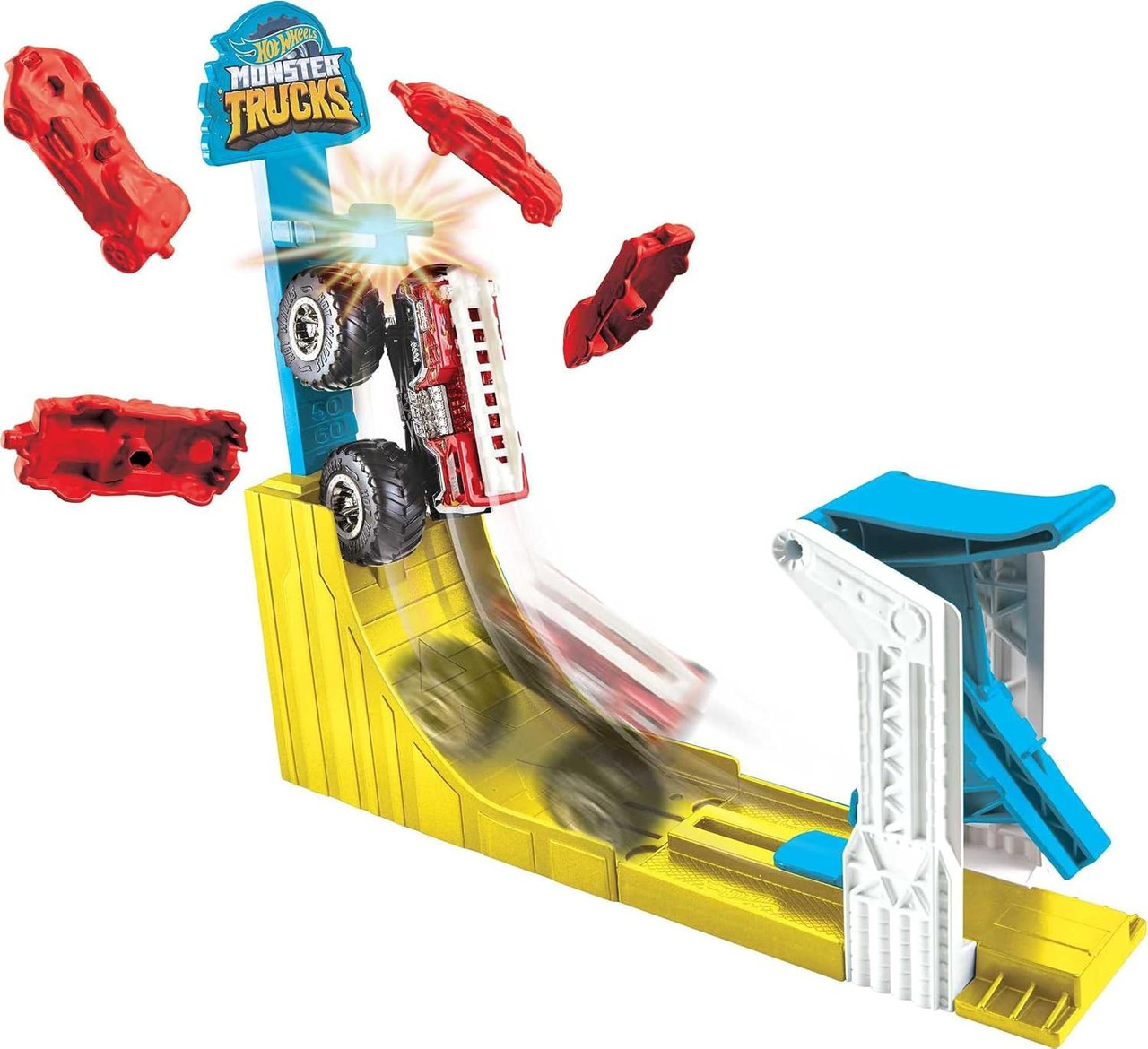 Hot Wheels Monster Trucks Big Air Breakout Playset、ToyWiz、kayou