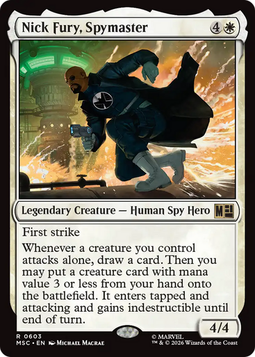 Nick Fury, Spymaster | Marvel Super Heroes Commander、Magic: The Gathering、kayou