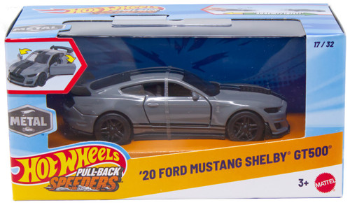 Hot Wheels Pull-Back Speeders '20 Ford Mustang Shelby GT500 Diecast Pull-Back Car、ToyWiz、kayou