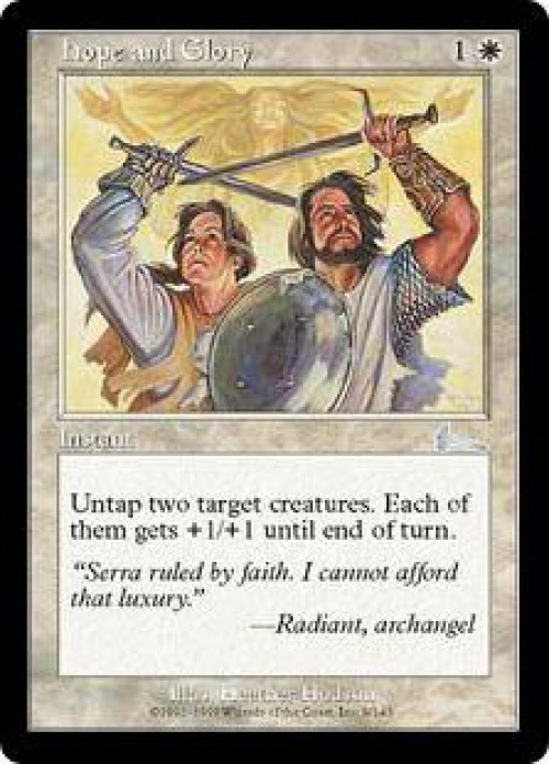 MtG Urza's Legacy Uncommon Hope and Glory #9 Lightly Played、ToyWiz、kayou