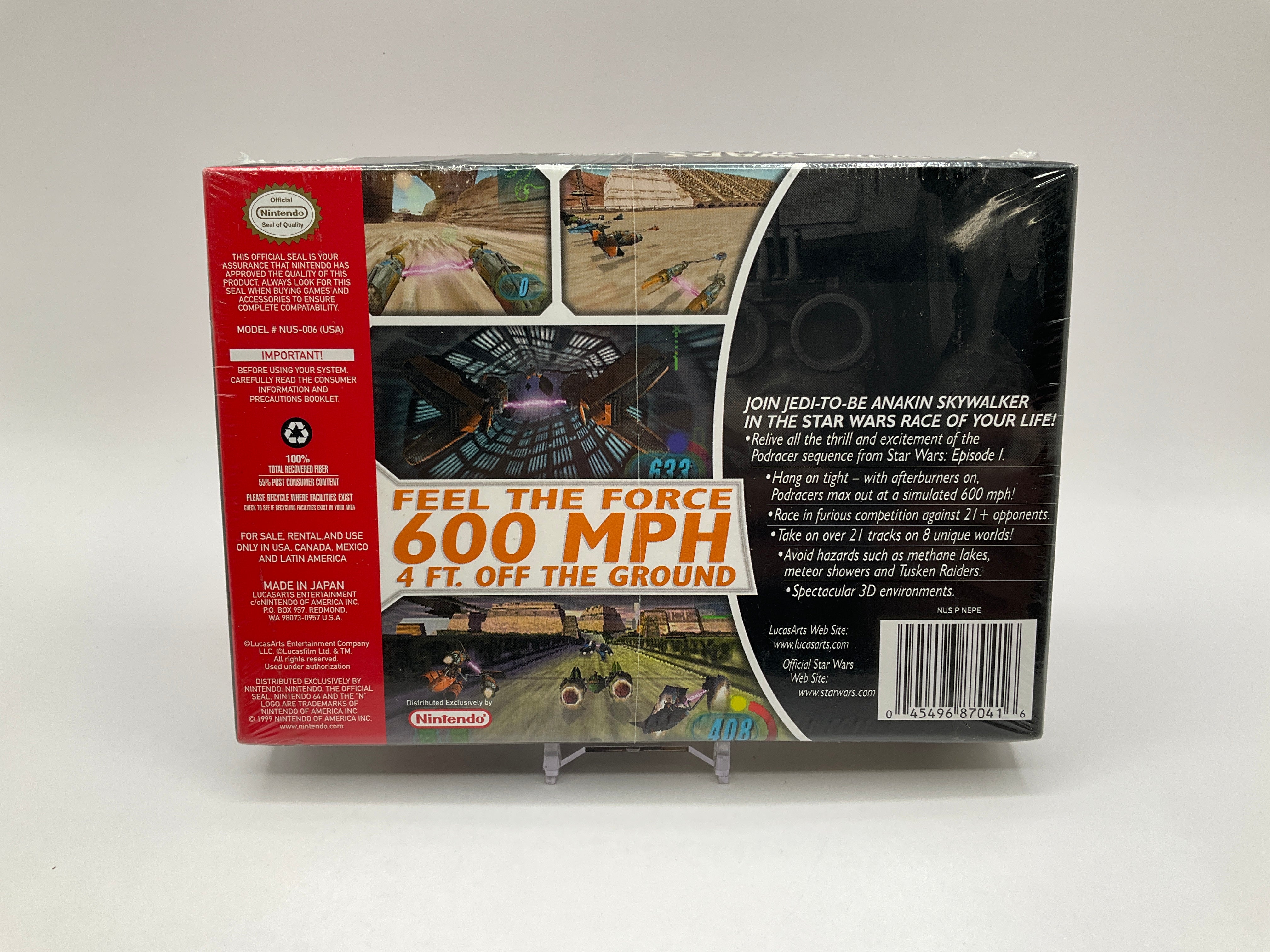 Star Wars Episode I Racer Nintendo 64 Sealed #2、Collector Store LLC - VG、kayou
