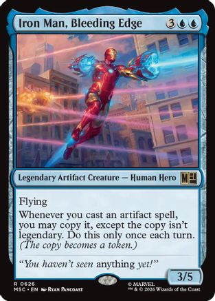 Iron Man, Bleeding Edge (MSC-626) - Commander: Marvel Super Heroes Foil、Wizards of the Coast、kayou