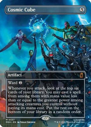 Cosmic Cube (Borderless) (0337) (MSH-337) - Marvel Super Heroes、Wizards of the Coast、kayou