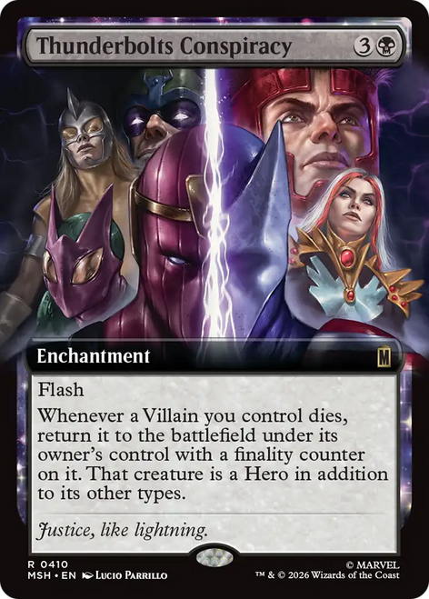 Thunderbolts Conspiracy (Extended Art Foil) | Marvel Super Heroes、Magic: The Gathering、kayou