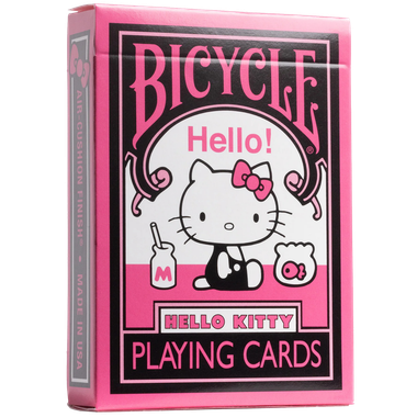 Bicycle Playing Cards: Hello Kitty (Black & Pink)、Bicycle、kayou