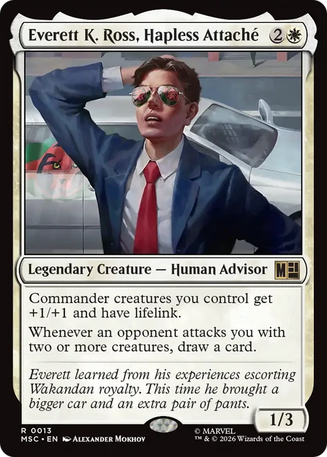 Everett K. Ross, Hapless Attaché | Marvel Super Heroes Commander、Magic: The Gathering、kayou