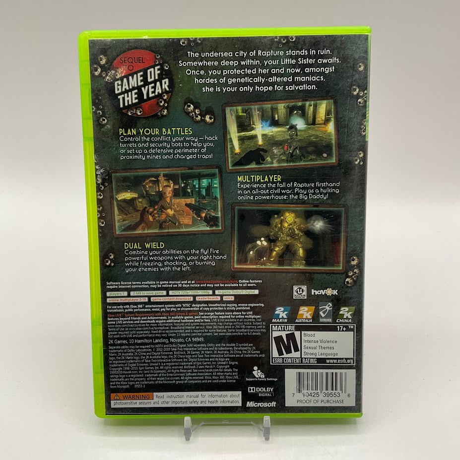 BioShock 2 Xbox 360 Used #4、Collector Store LLC - VG、kayou
