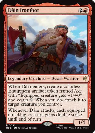 Dain Ironfoot (HOB-091) - The Hobbit、Wizards of the Coast、kayou