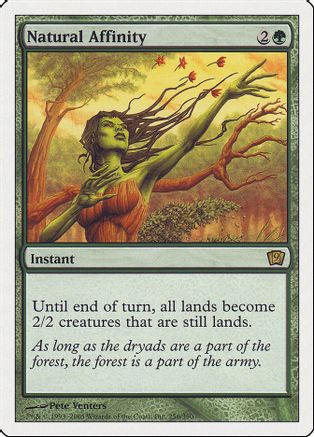 Natural Affinity (9ED-256) - 9th Edition Foil、Wizards of the Coast、kayou