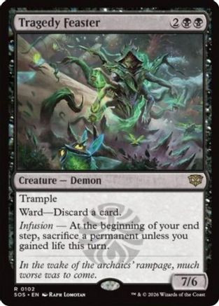 Tragedy Feaster (SOS-102) - Secrets of Strixhaven Foil、Wizards of the Coast、kayou