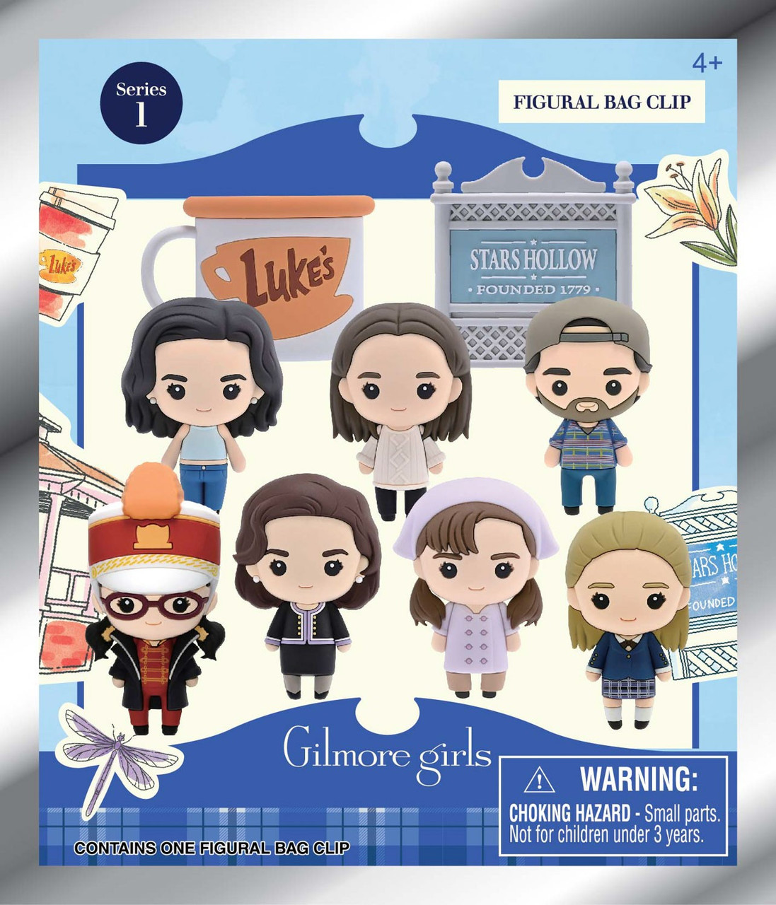 3D Figural Bag Clip Gilmore Girls Series 1 Mystery Pack 1 RANDOM Figure (Pre-Order ships March)、ToyWiz、kayou