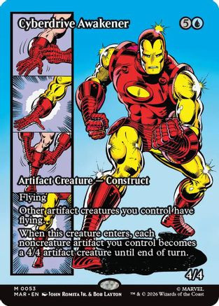 Cyberdrive Awakener (Borderless) (MAR-053) - Marvel Universe Eternal-Legal Foil、Wizards of the Coast、kayou