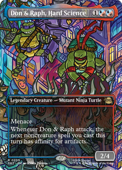 Don & Raph, Hard Science (Borderless Scene) | Teenage Mutant Ninja Turtles、Magic: The Gathering、kayou