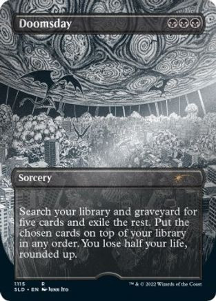 Doomsday (Borderless) (Foil Etched) (SLD-1115) - Secret Lair Drop Series Foil、Wizards of the Coast、kayou