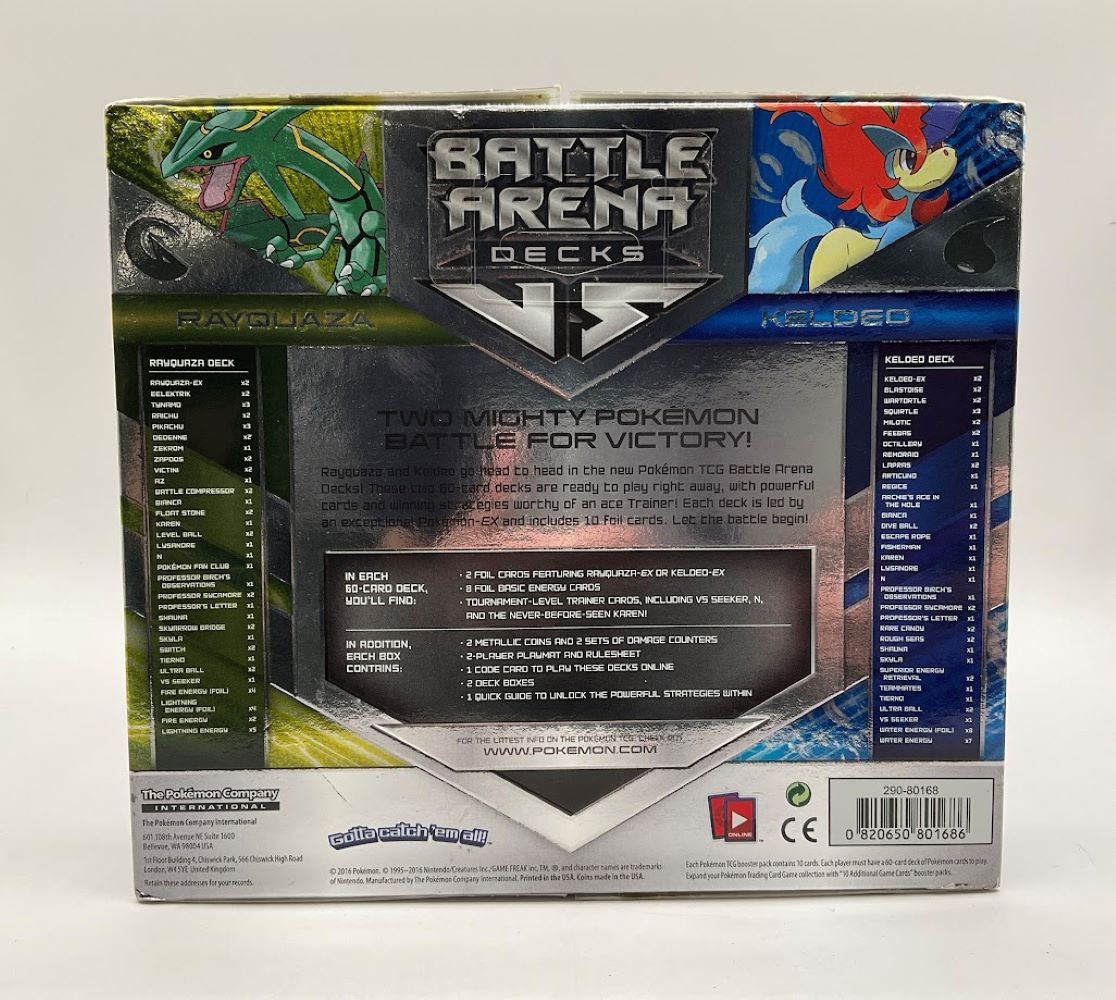 Pokemon: Battle Arena Decks Keldeo vs Rayquaza #1 *See Pictures for Condition*、Pokemon、kayou