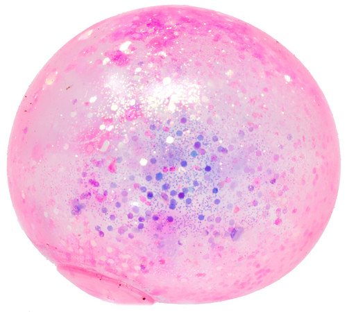 Sugar Squeez Ball PINK SPARKLE 2.4-Inch Squeeze Toy、ToyWiz、kayou