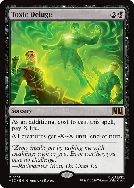 Toxic Deluge (Surge Foil) | Marvel Super Heroes Commander、Magic: The Gathering、kayou