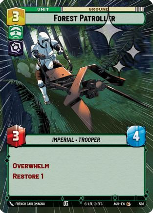 Forest Patroller (Hyperspace Foil) (598) - Ashes of the Empire Foil、Fantasy Flight Games、kayou