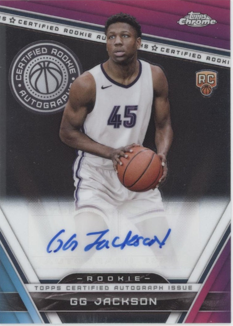 GG Jackson 2023-24 Topps Chrome Certified Rookie RC Auto #CRA-GGJ、Collector Store LLC、kayou