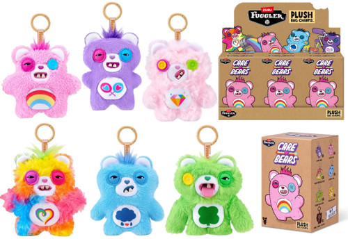 Fuggler Care Bears Plush Keyring 5-Inch Mystery Box 6 Packs、ToyWiz、kayou