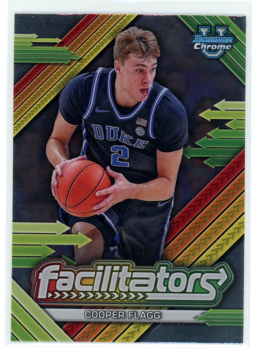 NCAA 2024-25 Bowman U Chrome Basketball Facilitators Cooper Flagg F-10、ToyWiz、kayou