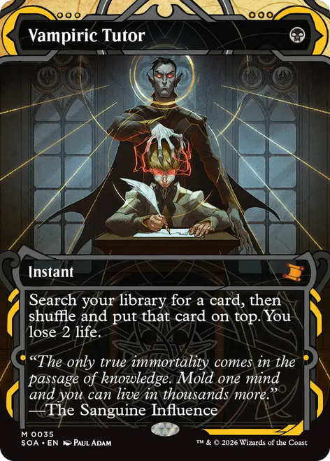 Vampiric Tutor (Mystical Archive Foil) | Secrets of Strixhaven Mystical Archive、Magic: The Gathering、kayou