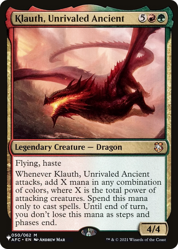Klauth, Unrivaled Ancient (LIST-050/062) - The List、Wizards of the Coast、kayou
